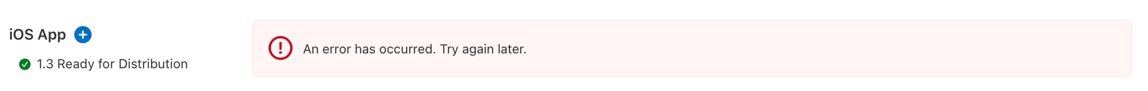 App Store Connect error: An error has occurred. Try again later App Store Connect showing “An error has occurred. Try again later” after clicking the updated age ratings email link