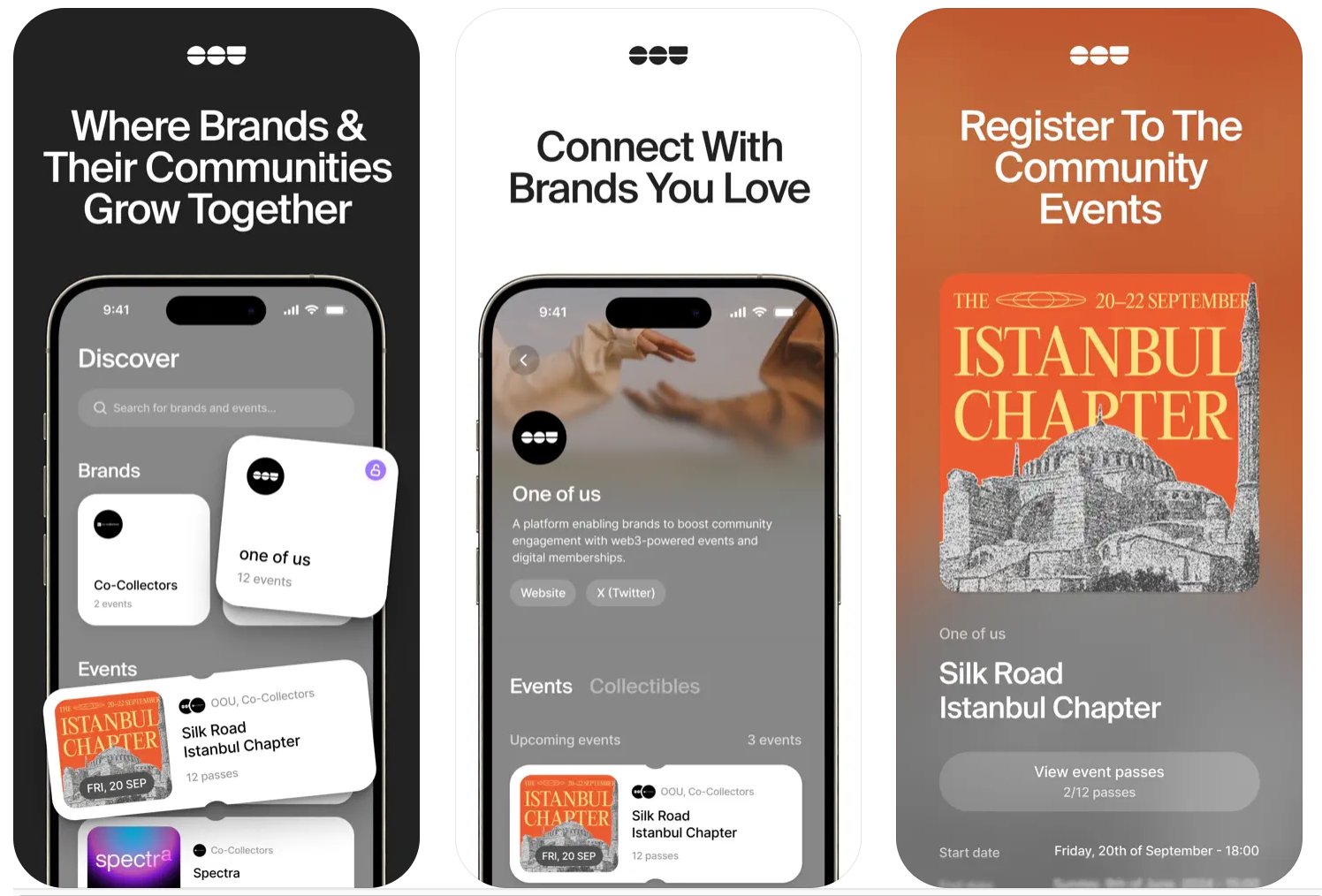 oneofus - events platform